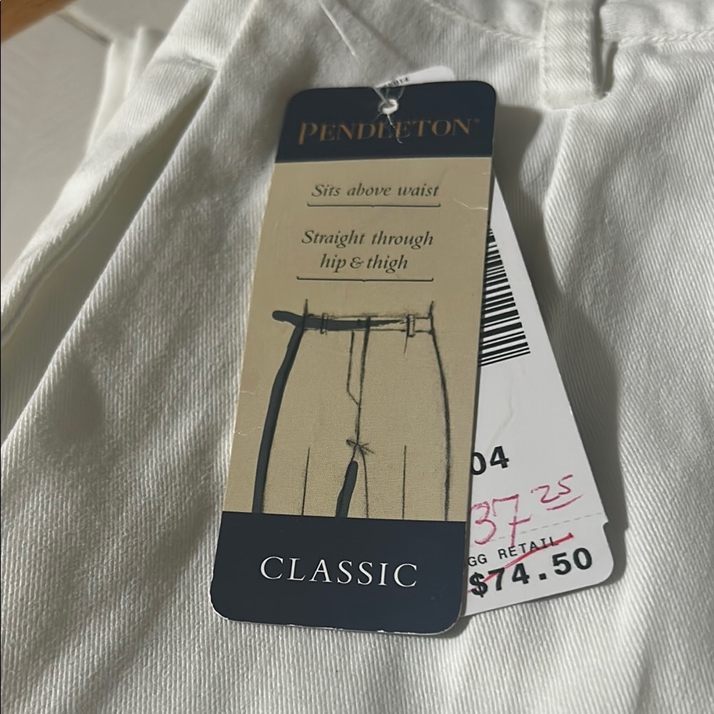 Pendleton Classic White Pants
